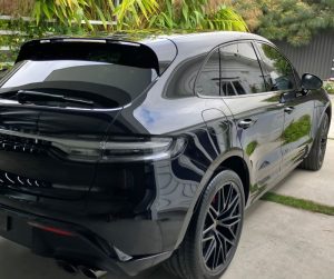 A glossy car on the Gold Coast after professional detailing